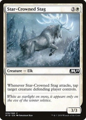 Star-Crowned Stag M19 38 NM Magic: The Gathering