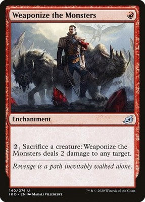 Weaponize the Monsters IKO 140 Foil NM Magic: The Gathering
