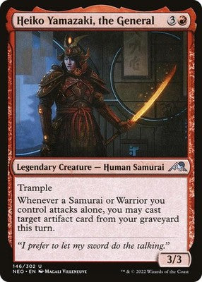 Heiko Yamazaki, the General NEO 146 NM Magic: The Gathering