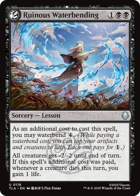 Ruinous Waterbending TLA 118 NM Magic: The Gathering