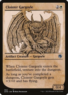 Cloister Gargoyle AFR 302 NM Magic: The Gathering