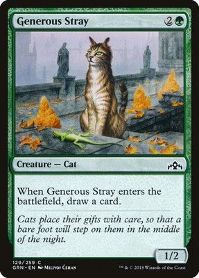 Generous Stray GRN 129 NM Magic: The Gathering