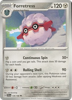 Forretress 139/198 SV01: Scarlet & Violet Base Set Pokémon TCG