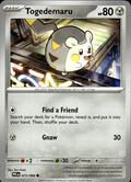 Togedemaru Phantasmal Flames 073/094 Common Pokémon — English Lightly Played