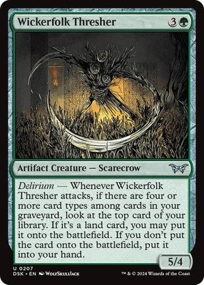 Wickerfolk Thresher DSK 207 NM Magic: The Gathering