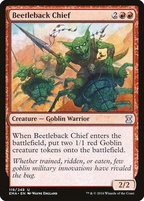 Beetleback Chief EMA 119 NM Magic: The Gathering