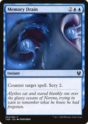 Memory Drain THB 54 NM Magic: The Gathering