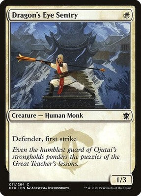 Dragon's Eye Sentry DTK 11 NM Magic: The Gathering