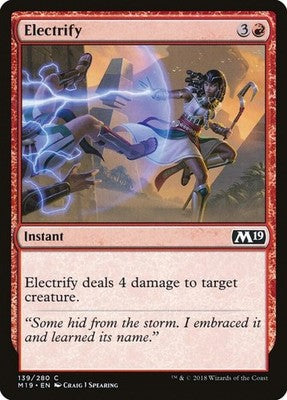 Electrify M19 139 NM Magic: The Gathering
