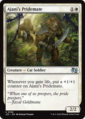 Ajani's Pridemate J25 158 NM Magic: The Gathering