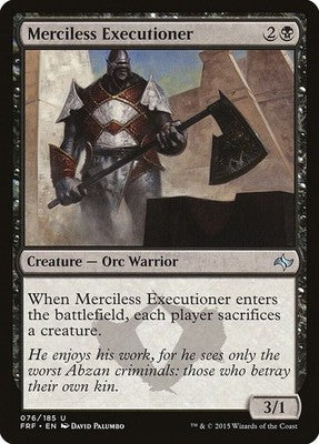 Merciless Executioner FRF 76 NM Magic: The Gathering