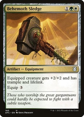 Behemoth Sledge AFC 180 NM Magic: The Gathering