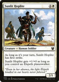 Sunlit Hoplite THB 273 NM Magic: The Gathering