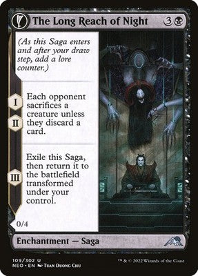 The Long Reach of Night NEO 109 NM Magic: The Gathering