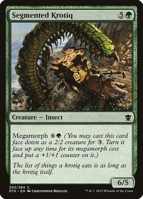 Segmented Krotiq DTK 202 NM Magic: The Gathering