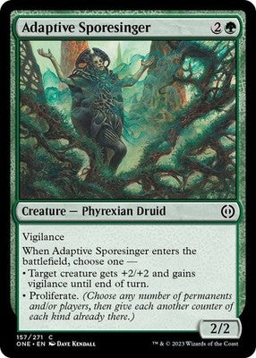 Adaptive Sporesinger ONE 157 NM Magic: The Gathering