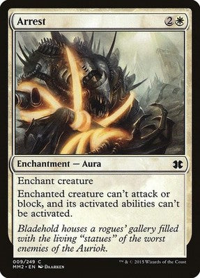 Arrest MM2 9 NM Magic: The Gathering