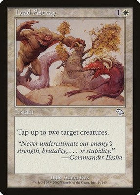 Lead Astray JUD 14 NM Magic: The Gathering