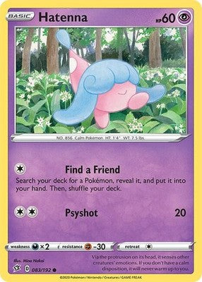 Hatenna 083/192 SWSH02: Rebel Clash Pokémon TCG