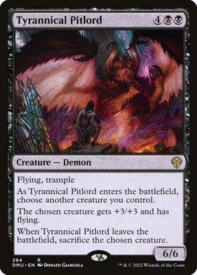 Tyrannical Pitlord DMU 284 NM Magic: The Gathering
