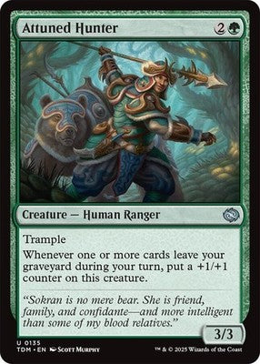 Attuned Hunter TDM 135 NM Magic: The Gathering