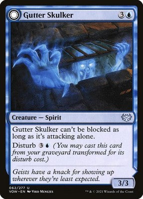 Gutter Skulker // Gutter Shortcut VOW 62 LP Magic: The Gathering