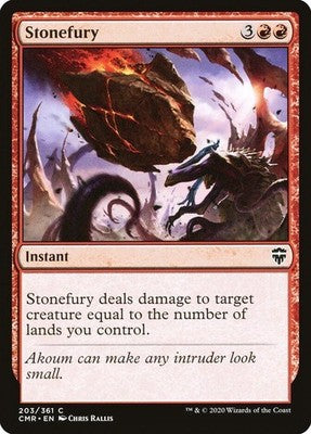 Stonefury CMR 203 NM Magic: The Gathering