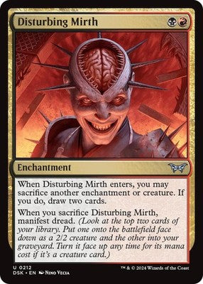 Disturbing Mirth DSK 212 NM Magic: The Gathering