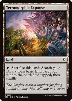 Terramorphic Expanse ECC 169 NM Magic: The Gathering
