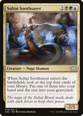 Sultai Soothsayer 2X2 279 NM Magic: The Gathering