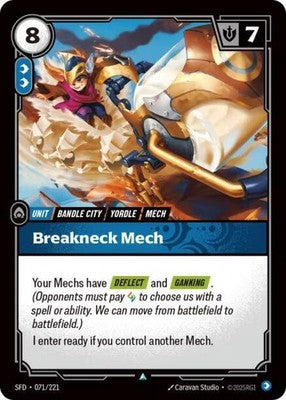 Breakneck Mech 071/221 Spiritforged Riftbound: League of Legends