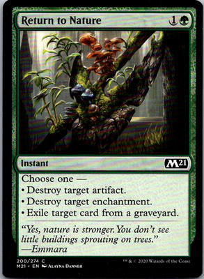 Return to Nature Core Set 2021 200 C Magic: The Gathering Near Mint