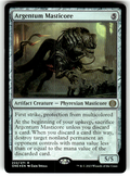 Argentum Masticore Phyrexia: All Will Be One 222 R Foil Magic: The Gathering