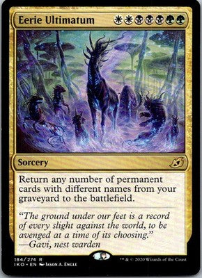 Eerie Ultimatum 184 Rare Ikoria: Lair of Behemoths Magic: The Gathering NM