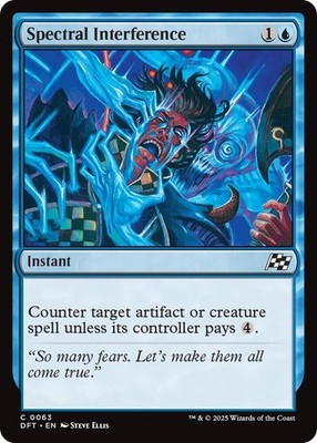 Spectral Interference DFT 63 NM Magic: The Gathering