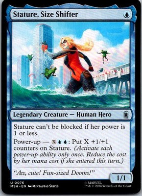 Stature, Size Shifter 76 Rare Marvel Super Heroes Magic: The Gathering Near Mint