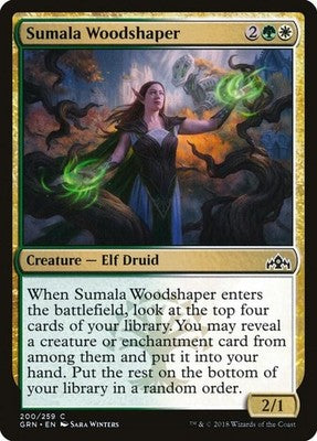 Sumala Woodshaper GRN 200 NM Magic: The Gathering