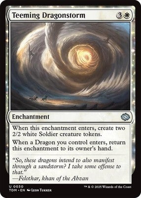 Teeming Dragonstorm TDM 30 NM Magic: The Gathering