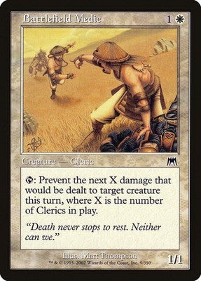 Battlefield Medic ONS 9 NM Magic: The Gathering