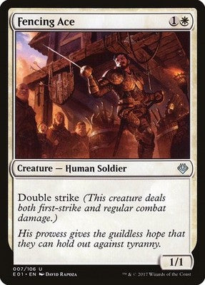 Fencing Ace E01 7 NM Magic: The Gathering