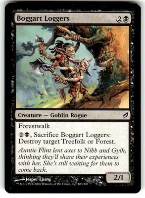 Boggart Loggers Lorwyn 103 C Magic: The Gathering Near Mint