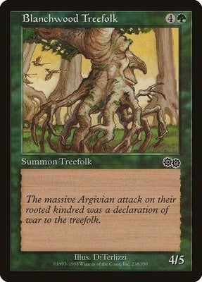 Blanchwood Treefolk USG 238 LP Magic: The Gathering