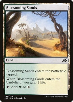 Blossoming Sands IKO 244 NM Magic: The Gathering