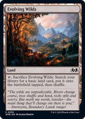 Evolving Wilds WOE 256 NM Magic: The Gathering