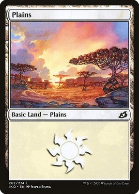 Plains IKO 262 NM Magic: The Gathering