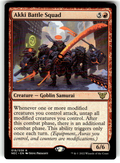 Akki Battle Squad Commander: Kamigawa: Neon Dynasty 18 R Magic: The Gathering