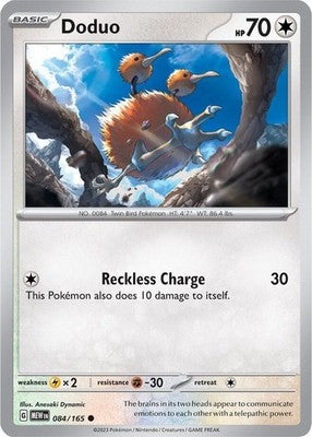 Doduo 084/165 SV: Scarlet & Violet 151 Pokémon TCG