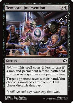 Temporal Intervention EOE 120 Foil NM Magic: The Gathering