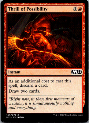 Thrill of Possibility Core Set 2021 165 C Magic: The Gathering Near Mint