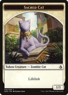 Sacred Cat TAKH 10 NM Magic: The Gathering